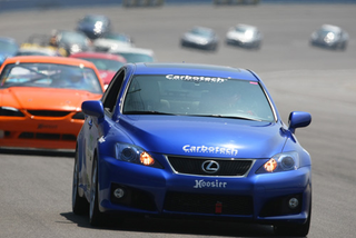 Illustration for article titled Street Legal Lexus IS-F Owns Dedicated Race Cars In Time Trials